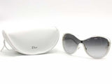 Dior John Galliano Shield Sunglasses White With Case Aa1026rzsa