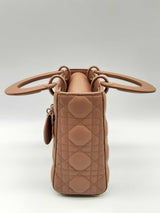 Christian Dior Lady Dior Nude Tan Matte Leather Crossbody Bag Do0724lrxzde