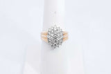 Approx. 2.0ctw Diamond Ring In 14k Yellow Gold 5.98 Grams Size 7 Eb1223rxzsa