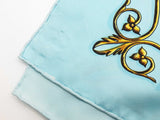 Hermes Astrologie Forever Blue Gold Silk Scarf Do0425wrxde