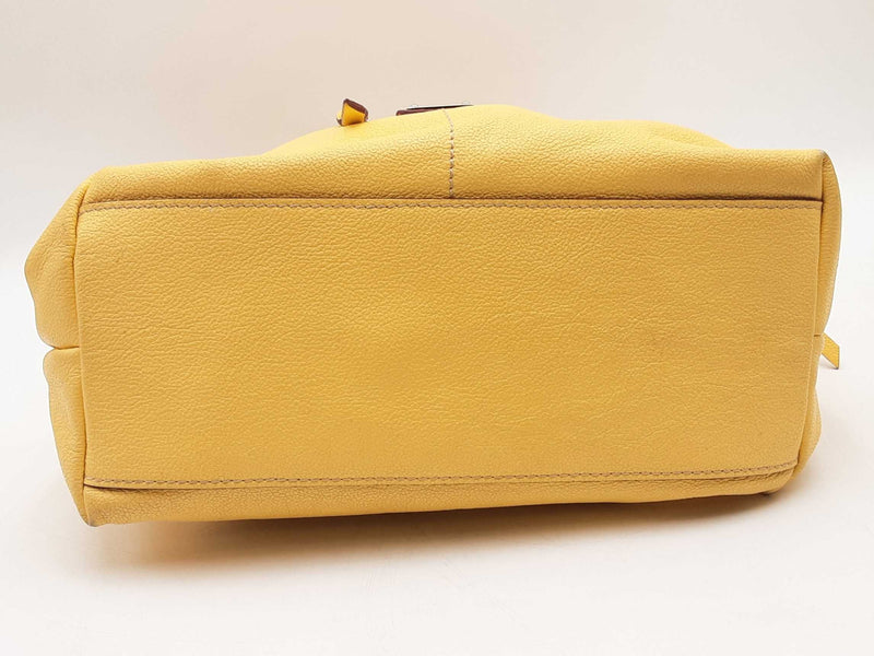 Dooney & Bourke Dillen Medium Pocket Yellow Satchel Sd0425orsa