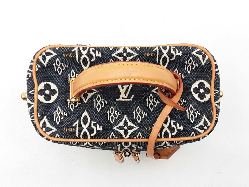 Louis Vuitton Since 1854 Vanity Pm In Blue Jacquard Fw1125loxzdu