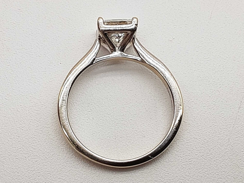 1.0 Cttw Diamond 14k White Gold 3.5g Ring Size 7 Do1224sxzde