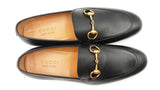 Gucci Jordaan Horsebit Black Leather Loafers Us Size 6.5 Fw0525lrzdu
