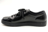 Prada Black Leather Sneakers Size 7 Eb1024orsa