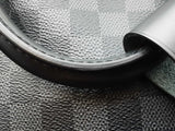 Louis Vuitton Keepall Bandoulière 55 In Damier Graphite Coated Canvas Fw0726lxzxdu