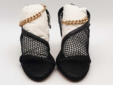 Bottega Veneta Chain Link Accent Mesh Pump Black Size 38 Aa0626ozxsa