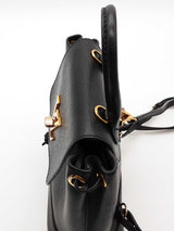 Louis Vuitton Lockme Black Leather Backpack Eb0126irxde