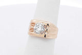 0.5ctw Diamond Ring In 14k Yellow Gold 8.4 Grams Size 6 Eb0126exzsa