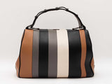 Prada Baiadera Frame Satchel Bag In Multicolor Striped Leather Fw0725wxzdu