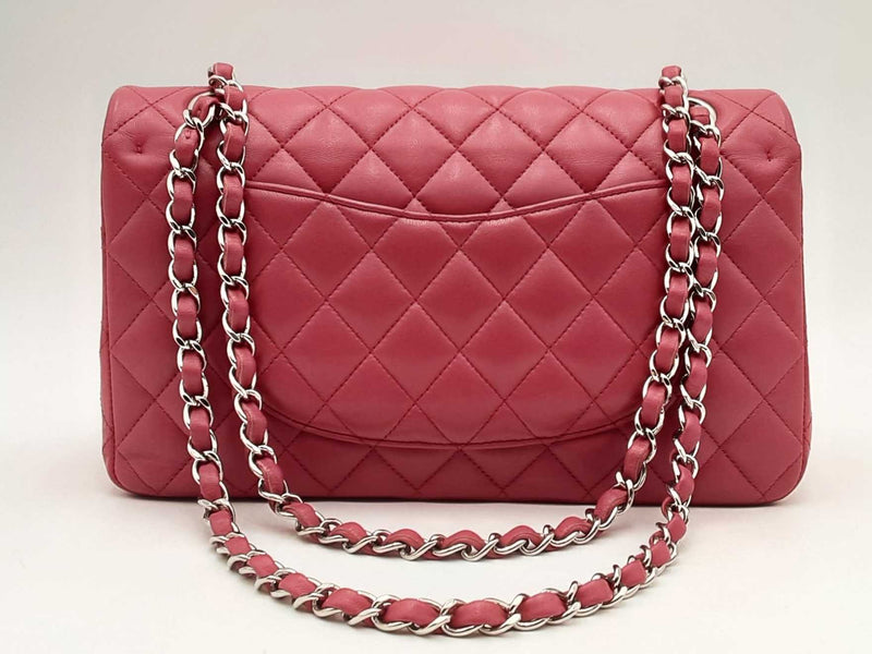 Chanel Medium Double Flap Pink Lambskin Handbag Aa0525wezxsa
