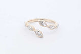 0.84cttw Lab Grown Diamond Ring 14k Yellow Gold 2.37 Grams Size 6.5 Eb0726rrxde