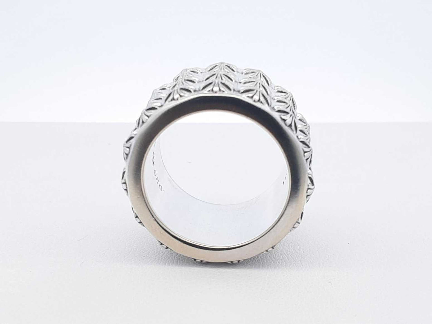 アクセサリー CHROME HEARTS PETE PUNK TRIPLE RING Chrome Hearts Pete Punk Triple Stack Ring In Silver 32.5g Size