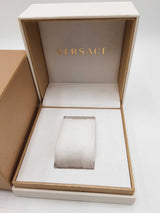 Versace 38mm Quartz Logo Halo Red Leather Strap Watch Eb0726lcrdu