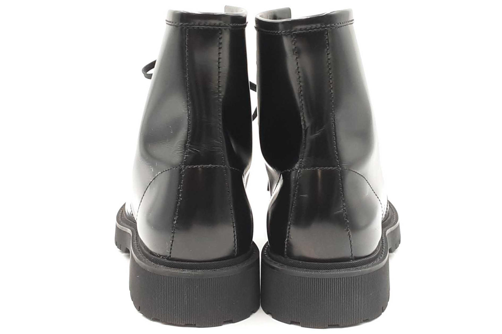靴 Yves Saint Laurent 12aw archive boots 44 Yves Saint Laurent Black Leather Combat Army Boots Size 44