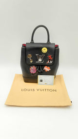 Louis Vuitton Lockme Enamel-embellished Mini Backpack Fw1124rxzdu