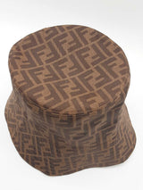 Fendi Zucca Coated Canvas Bucket Hat Size L Eb1225wrxde
