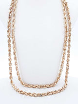 10k Yellow Gold Rope Chain Necklace 28 Grams 27 Inch Fw0325srzdu