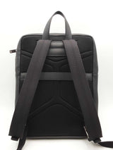 Salvatore Ferragamo Embossed Gancini Black Leather Backpack Eb1225irxsa