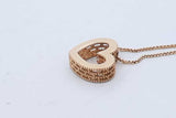 14k Yellow Gold Box Chain & Heart Pendant 2.8 Grams 18 Inch Eb0526lcrde