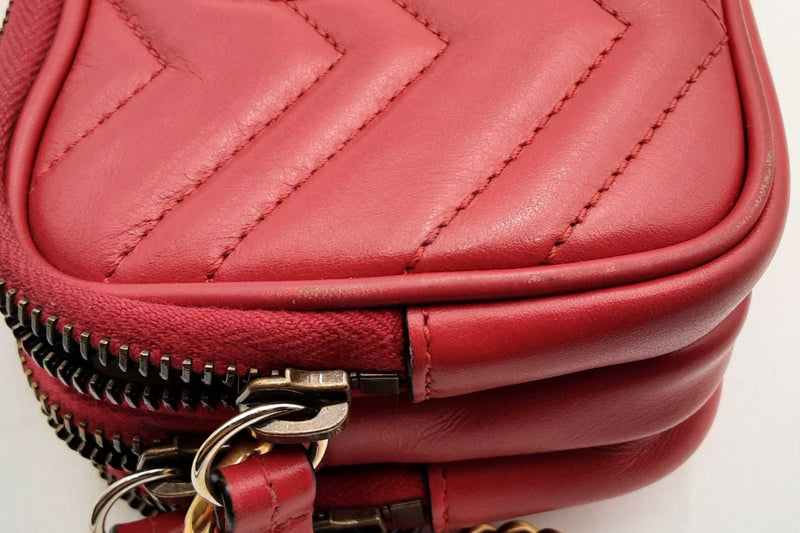 Gucci Matelasse Gg Marmont Chain Crossbody Eb0924wxzsa