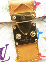 Louis Vuitton X Takashi Murakami Keepall 45 In White Multicolor Monogram Coated Canvas Fw0726lcrxdu