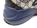 Gucci Rhyton Sneakers In Gg Supreme Monogram Coated Canvas Size 10.5 Men Fw00626lrxdu
