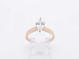 1.05 Ctw Diamond & 14k Yellow Gold Solitaire Ring 2.8 Gram Size 7.5 Fw0925orzxdu