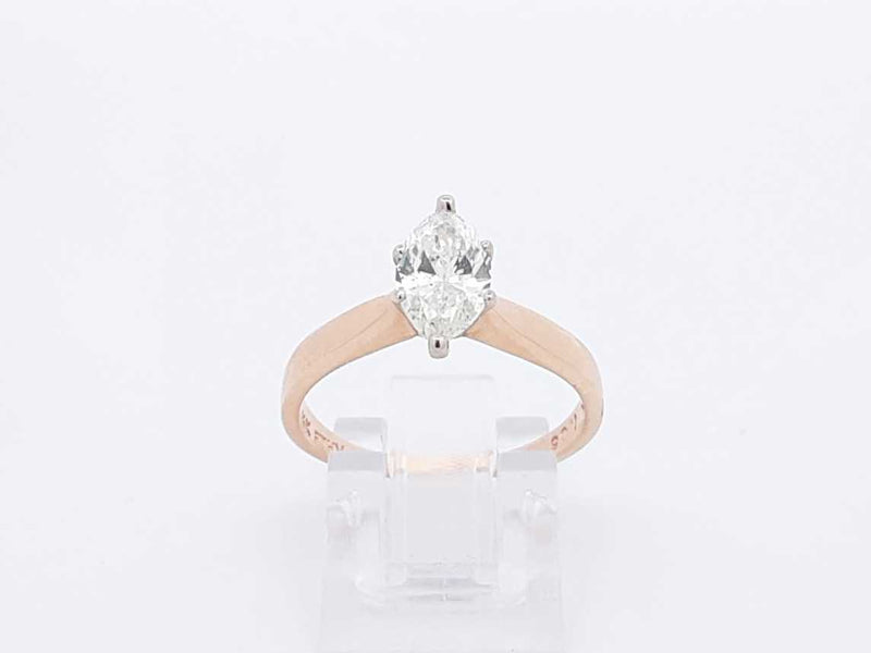 1.05 Ctw Diamond & 14k Yellow Gold Solitaire Ring 2.8 Gram Size 7.5 Fw0925orzxdu