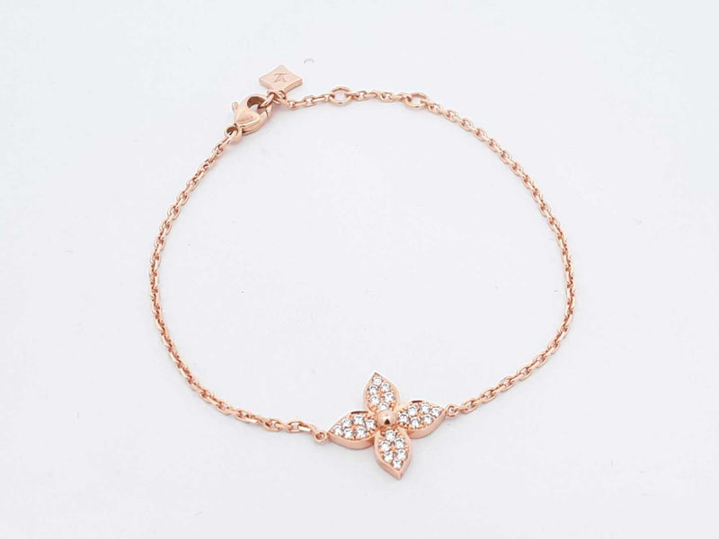 Louis Vuitton 18k Rose Gold Blossom Bracelet 3.8 Grams 6-7 Inch Fw0325lxzxdu