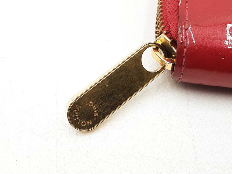 Louis Vuitton Zippy Wallet In Pomme D'amour Monogram Vernis Leather Fw0925lrxdu