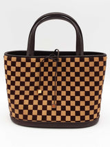 Louis Vuitton Damier Sauvage Impala Calf Hair Top Handle Bag Eb0826wrxsa