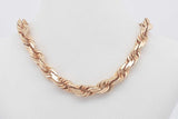 14k Yellow Gold Rope Chain Necklace 35.5 Grams 18 Inch Eb0226oxxzsa