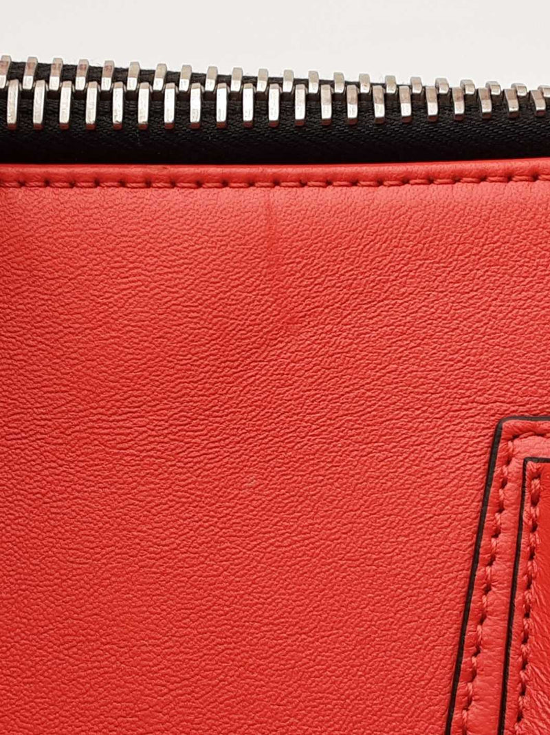 Givenchy Antigona Satchel In Red Leather Fw0725lrzdu
