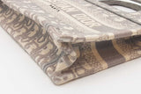 Christian Dior Grey Oblique Embroidery Mini Book Tote Bag Eb0426exzde