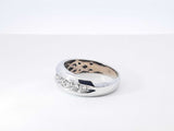 1.10 Cttw Diamond & 14k White Gold Wedding Band 5.3 Grams Size 11 Fw0926wcrdu