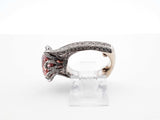 8.8 Cttw Lab Grown & Natural Diamond 18k Gold Ring 11.4 Gram Size 5 Eb1224rxxzdu