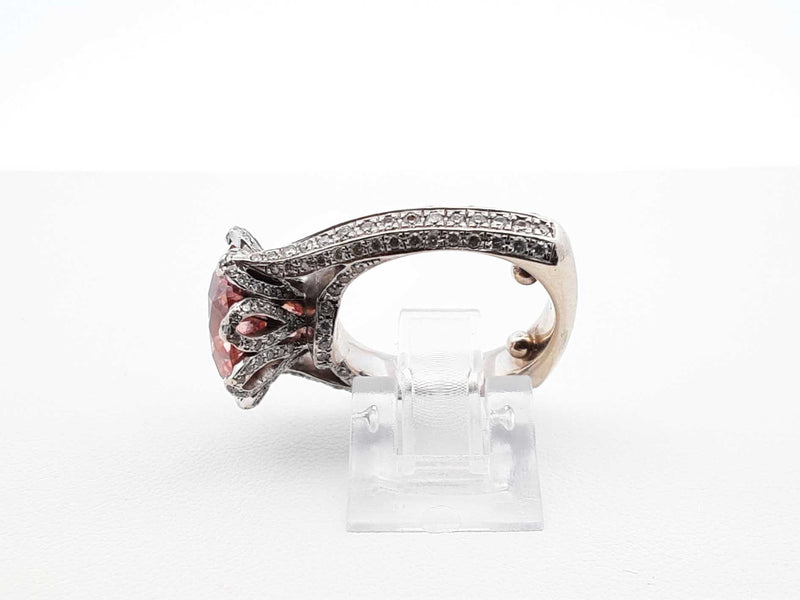 8.8 Cttw Lab Grown & Natural Diamond 18k Gold Ring 11.4 Gram Size 5 Eb1224rxxzdu