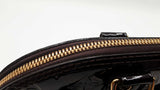 Louis Vuitton Alma Pm Handbag In Monogram-embossed Amarante Vernis Fw0426pxzdu