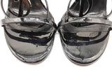 Saint Laurent Ysl Cassandra Black Patent Leather Heels Size Eu 36.5 Do0826lrxde