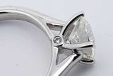 1.29cttw Lab Grown Diamond Ring In 14k White Gold 3.8 Grams Size 6 Eb0326wrxsa