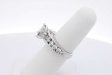 1.02cttw Diamond Ring In 14k White Gold 7.6 Grams Size 6 Eb0826exzdu