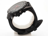 Michael Kors Mk8377 45 Jetmaster Chronograph Black Steel Quartz Watch Do0925oxde