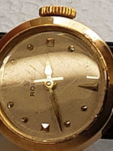 1959 Rolex Chameleon 18k Gold 15mm Watch With 10 Straps 7.4 Grams Fw0925pzxzdu