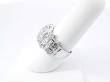 3.92 Cttw Diamond & 14k Gold Art Deco Statement Ring 8.8g Size 7.75 Fw0326lrzxdu