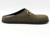 Gucci Canvas Monogram Granada Kid Womens Horsebit Green Size 38 Aa0926lrzsa