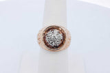 0.7cttw Diamond Ring In 14k Yellow Gold 12.4 Grams Size 6.5 Eb0926exzde
