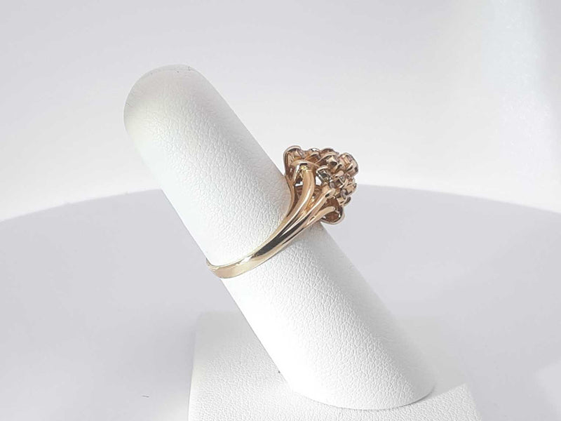 .22 Ctw Diamonds 14k Yellow Gold 4.2 Grams Ring Size 6 Sd0625lersa