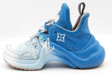 Louis Vuitton Archlight Monogram Blue Gradient Sneakers Sz 38 Eb1125loxsa