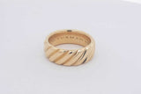 David Yurman 18k Yellow Gold Sculpted Cable Band Ring 17.1g Size 10 Eb0326lixzsa